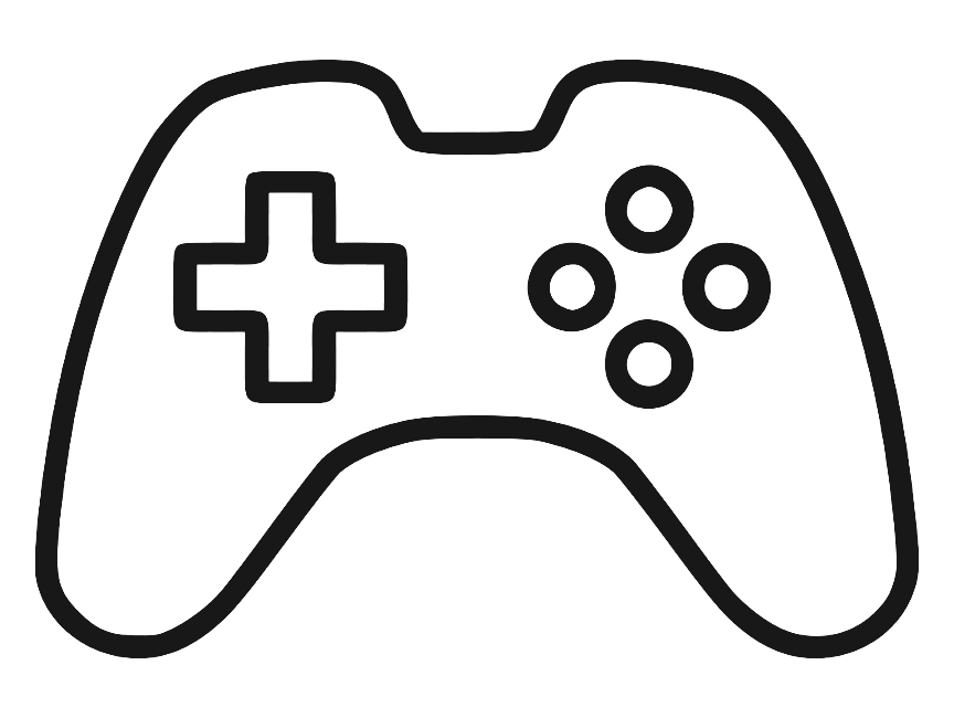 Hand-drawn game controller