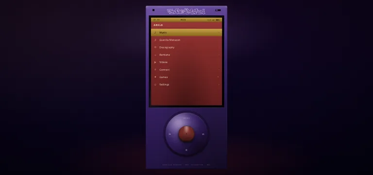Monsoon artist website preview